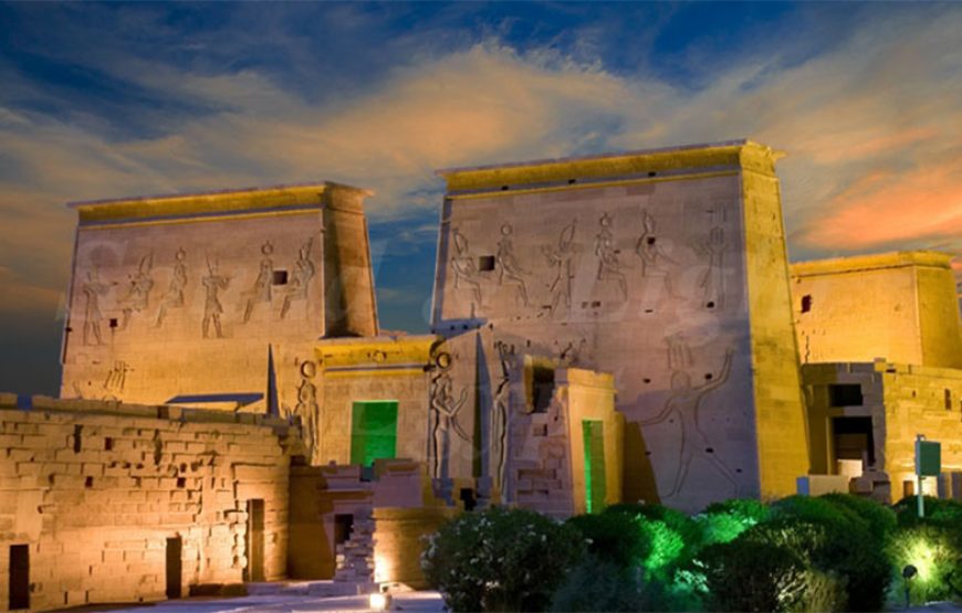 A Night Tour to the Sound and Light Show at Philae Temple