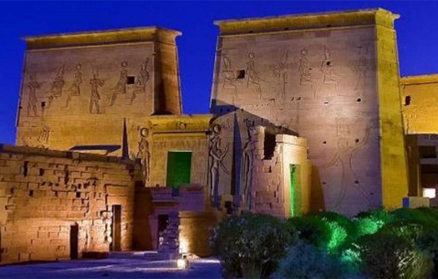 A Night Tour to the Sound and Light Show at Philae Temple