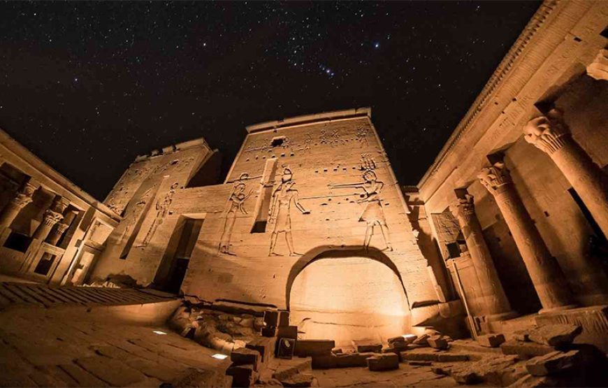 A Night Tour to the Sound and Light Show at Philae Temple